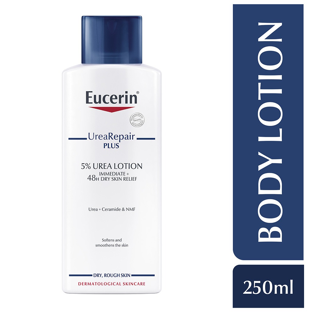 Eucerin, UreaRepair Plus 5% Urea Moisturizing Lotion, Intensive moisturizing lotion for very dry skin, 250ml