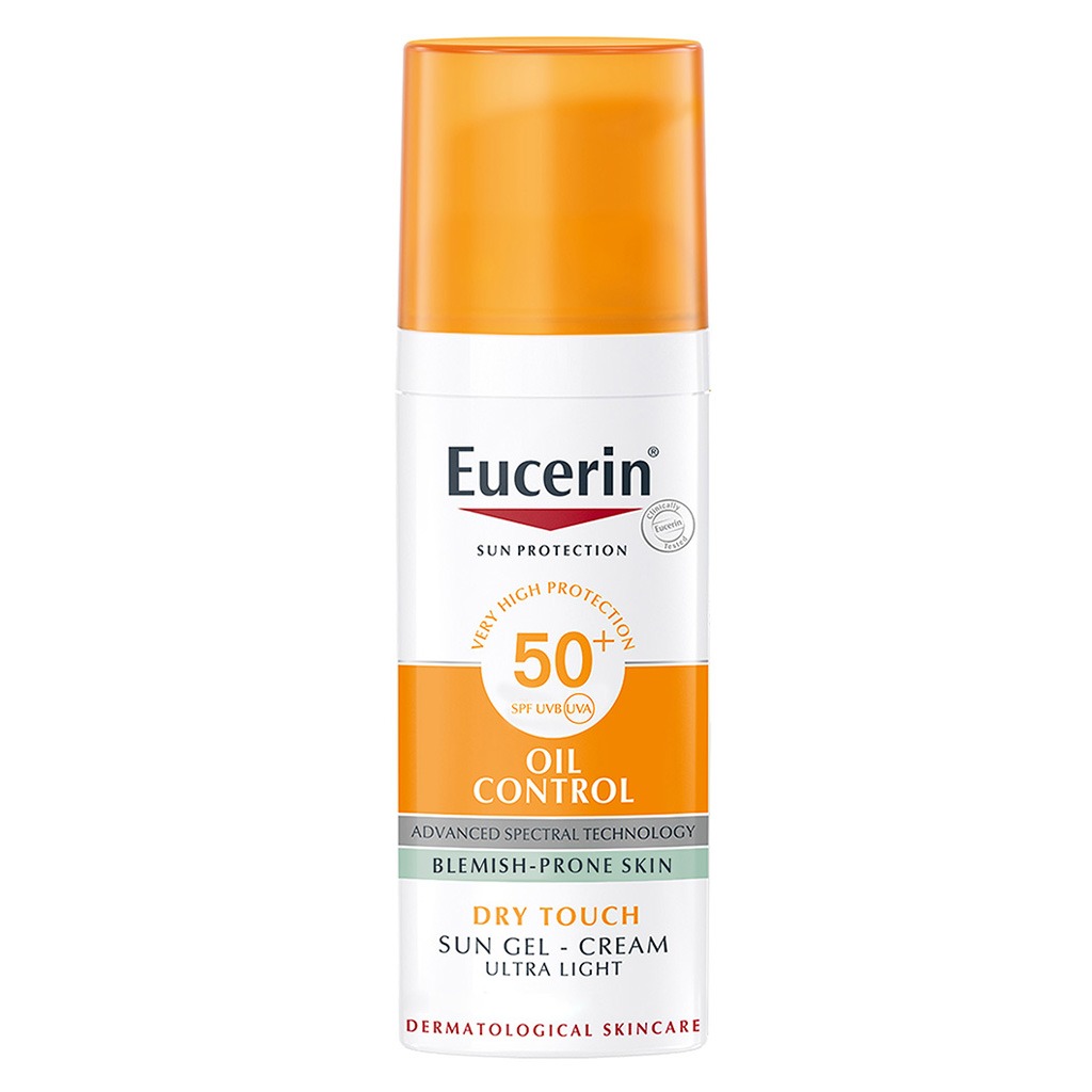 Eucerin, Sun Oil Control Gel-Cream SPF 50+, Oil control sun protection gel-cream, 50ml