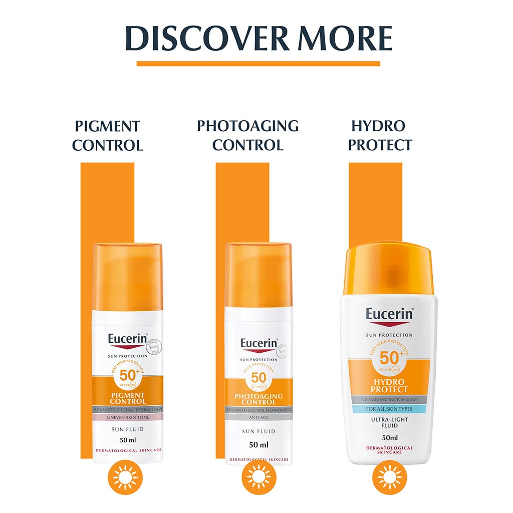 Eucerin, Sun Oil Control Gel-Cream SPF 50+, Oil control sun protection gel-cream, 50ml