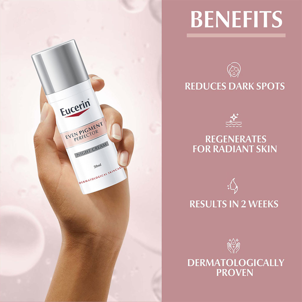 Eucerin, Even Pigment Perfector Night Care, Night cream for reducing pigmentation and evening skin tone, 50ml