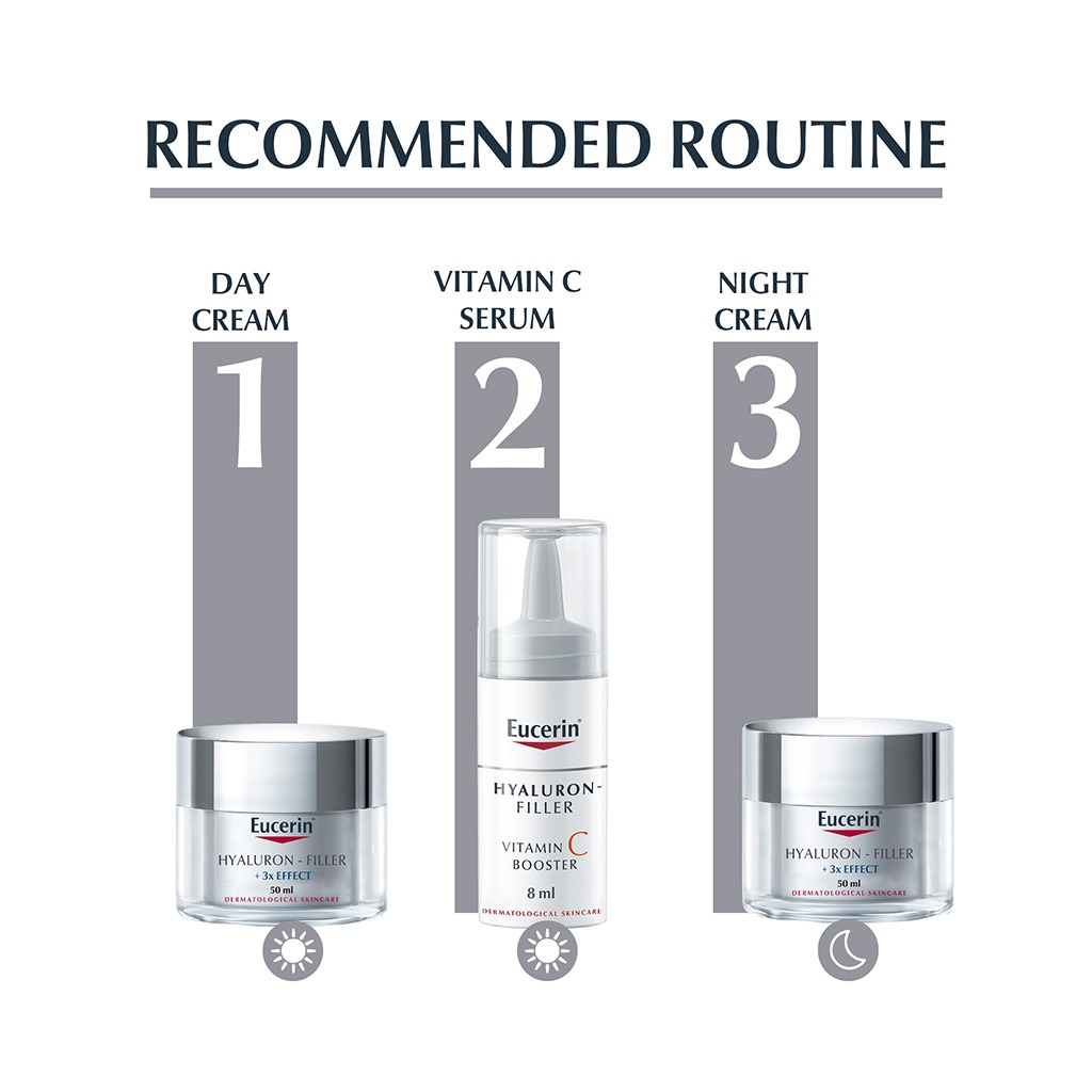 Eucerin, Hyaluron-Filler Vitamin C Booster Serum, Anti-aging serum with vitamin C and hyaluronic acid, 8ml