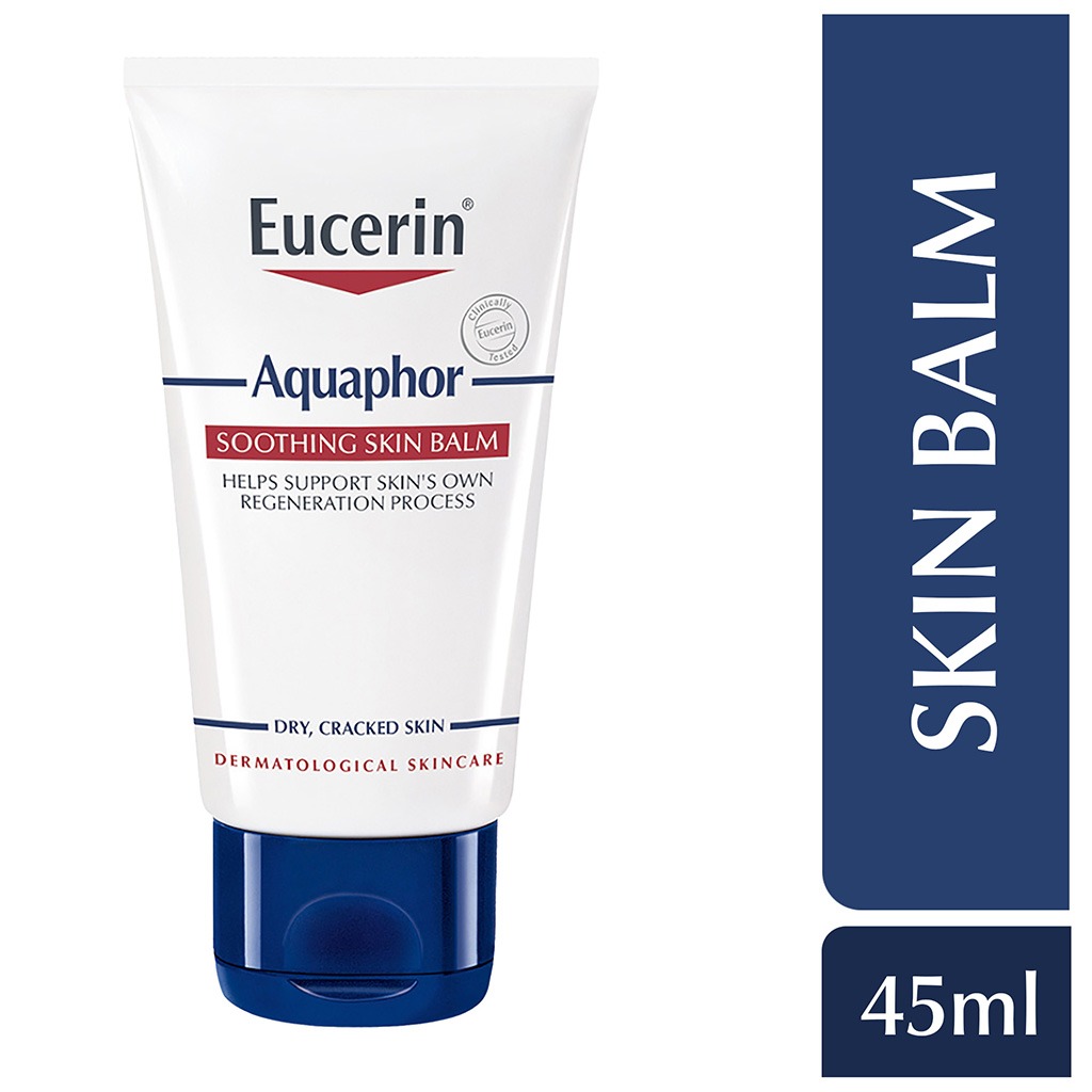 Eucerin, Aquaphor Soothing Skin Lip Balm, Healing lip balm for dry and cracked lips, 45ml