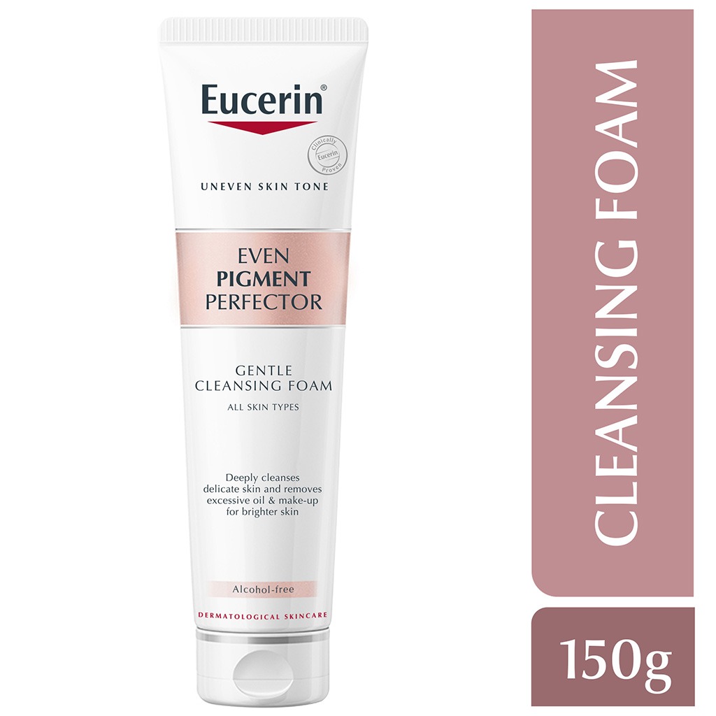 Eucerin, Even Pigment Perfector Facial Cleansing Foam, Gentle cleansing foam for uneven skin tone, 160ml