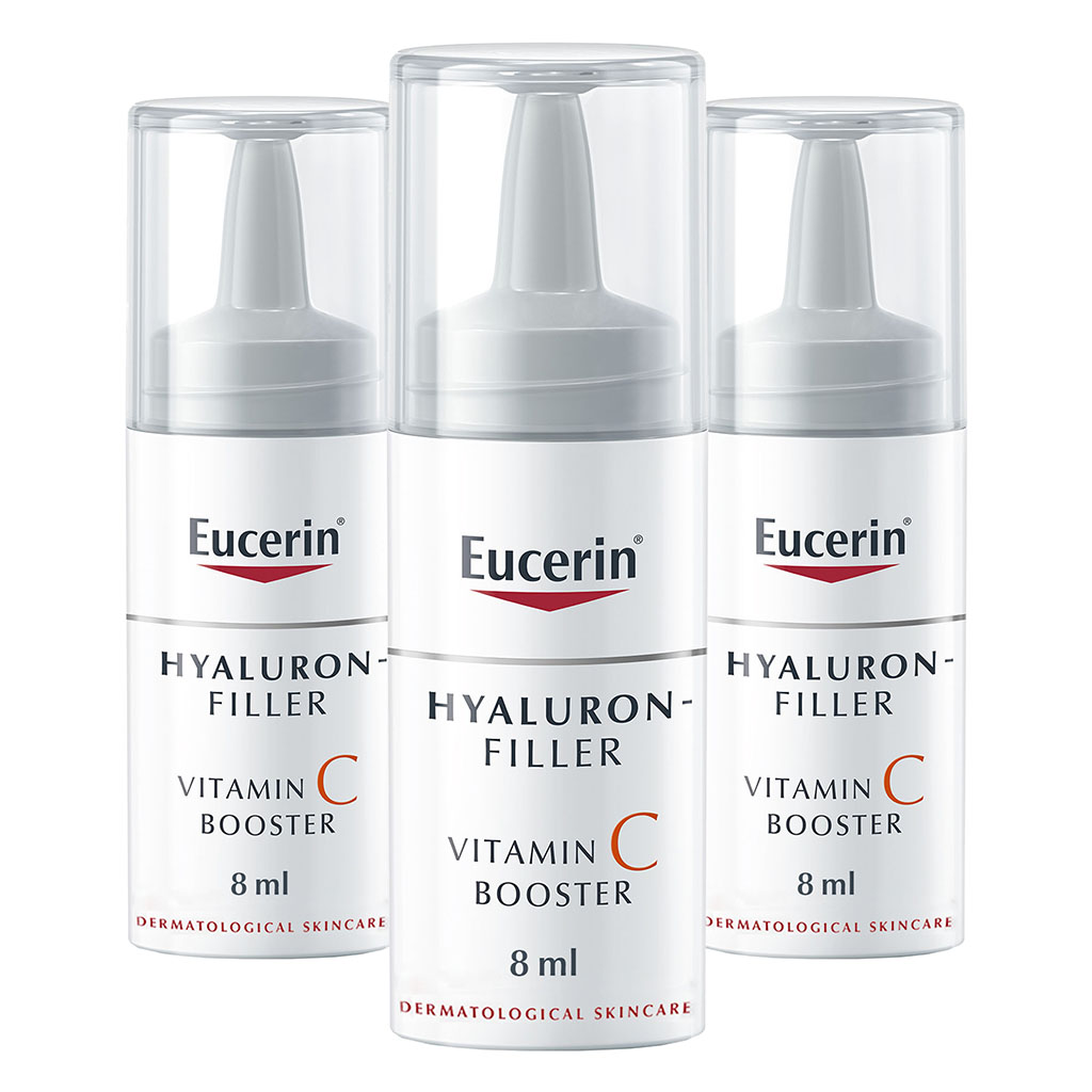 Eucerin, Hyaluron-Filler Vitamin C Booster, Anti-aging serum with vitamin C for radiant skin, 8ml