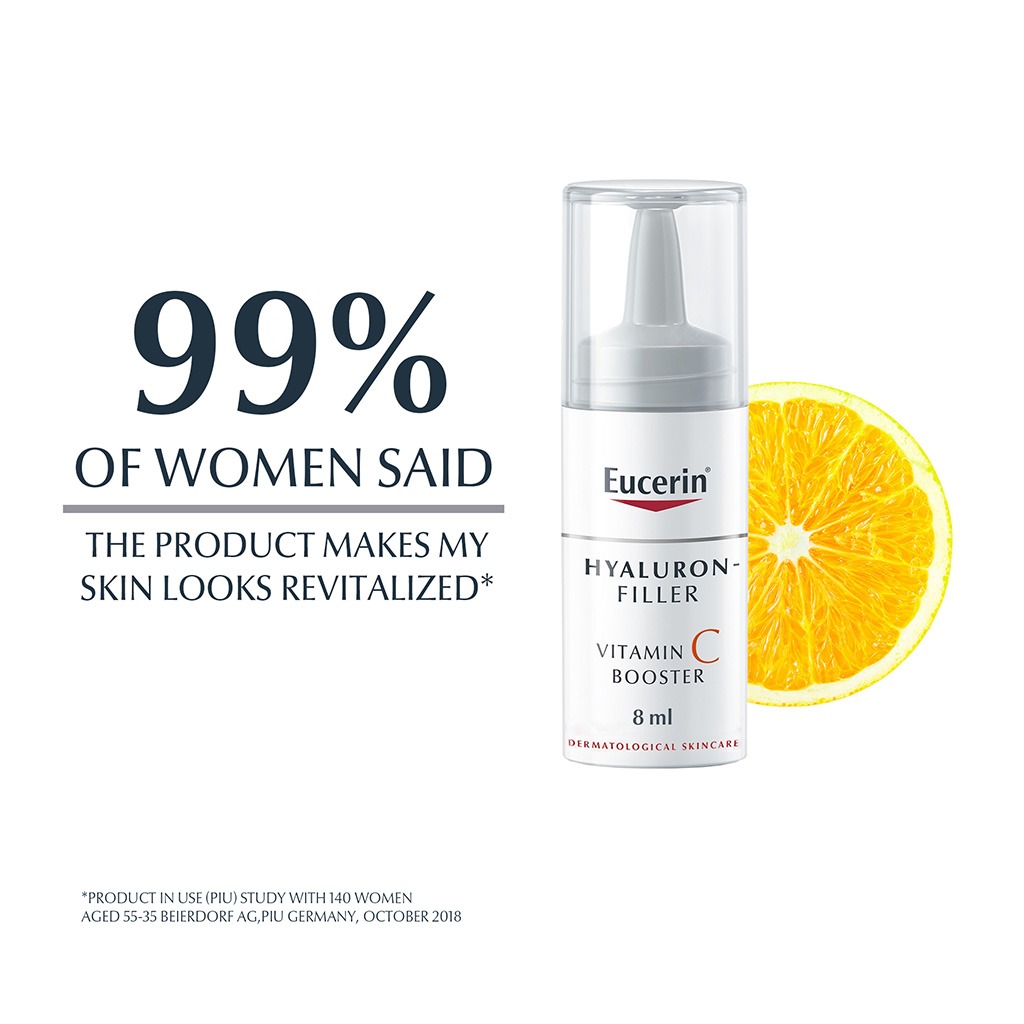 Eucerin, Hyaluron-Filler Vitamin C Booster, Anti-aging serum with vitamin C for radiant skin, 8ml