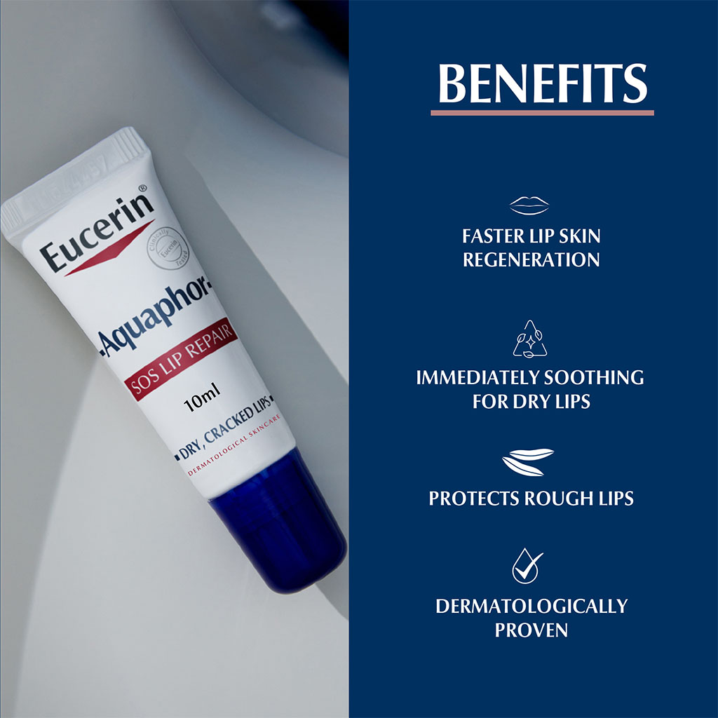 Eucerin Aquapor SOS Lip Balm 10ml
