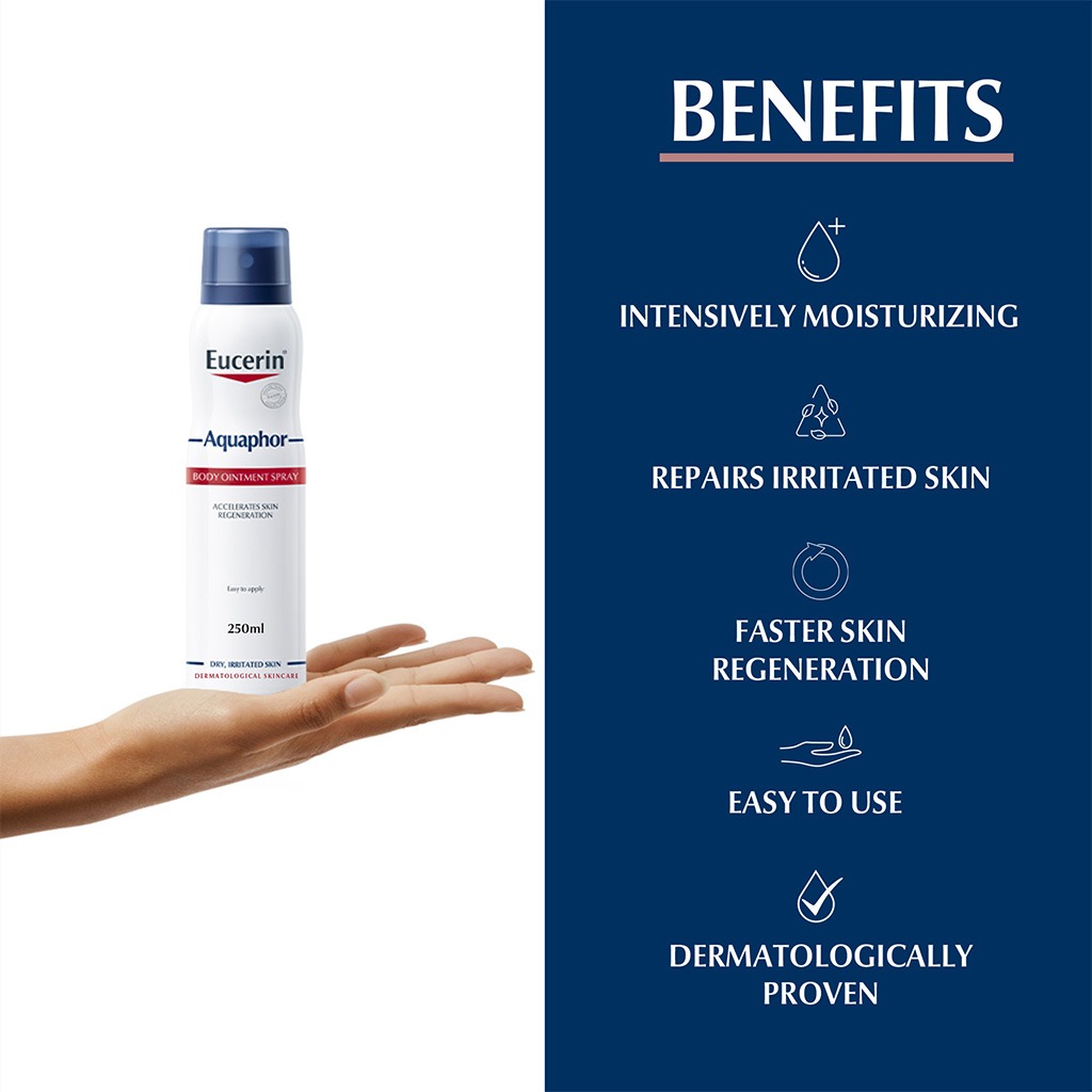 Eucerin Aquaphor Body Spray Balm 250 ml
