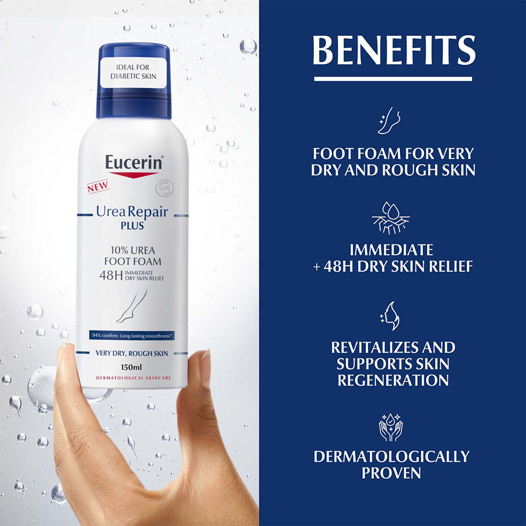 Eucerin Urea Repair Plus 10% Urea Foot Foam 150 ml