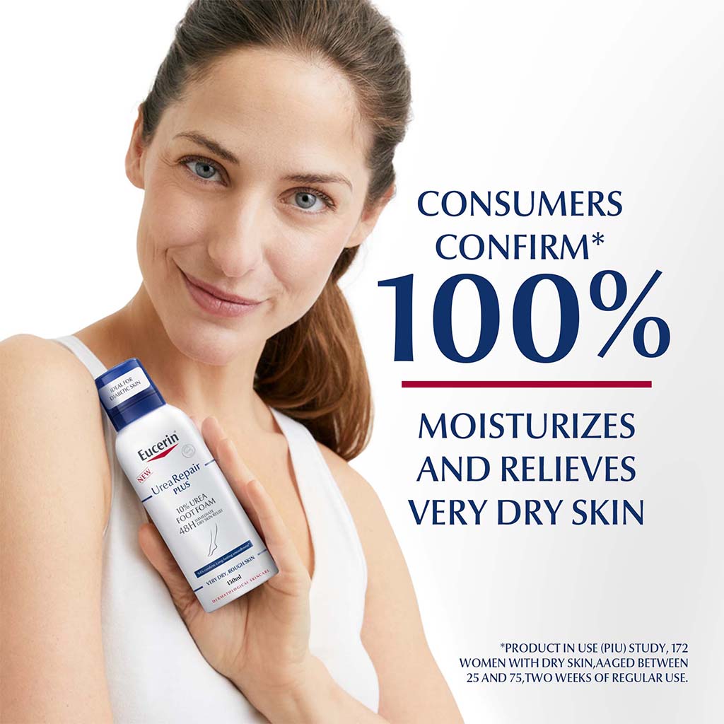 Eucerin Urea Repair Plus 10% Urea Foot Foam 150 ml