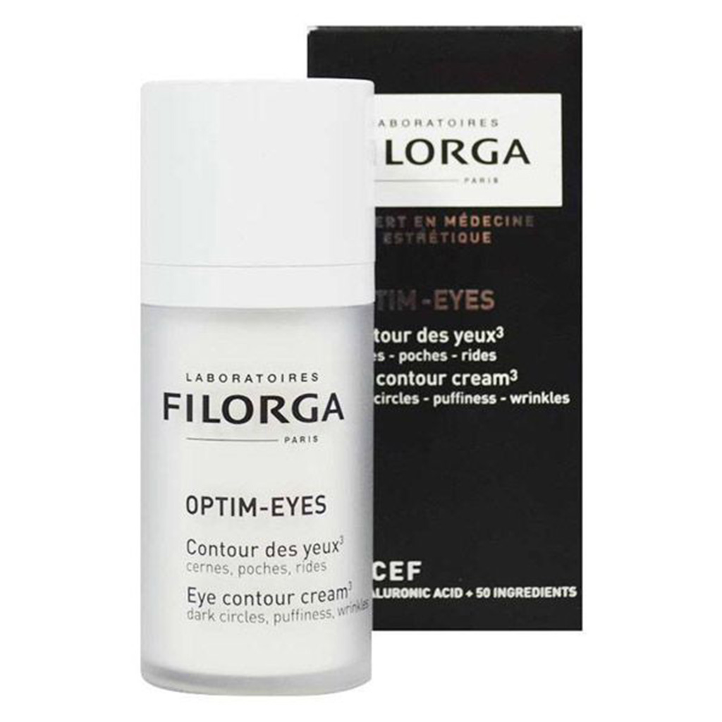Filorga, Optim Eyes Cream for Dark Circles, Anti-aging eye cream reducing dark circles and puffiness, 15 ml