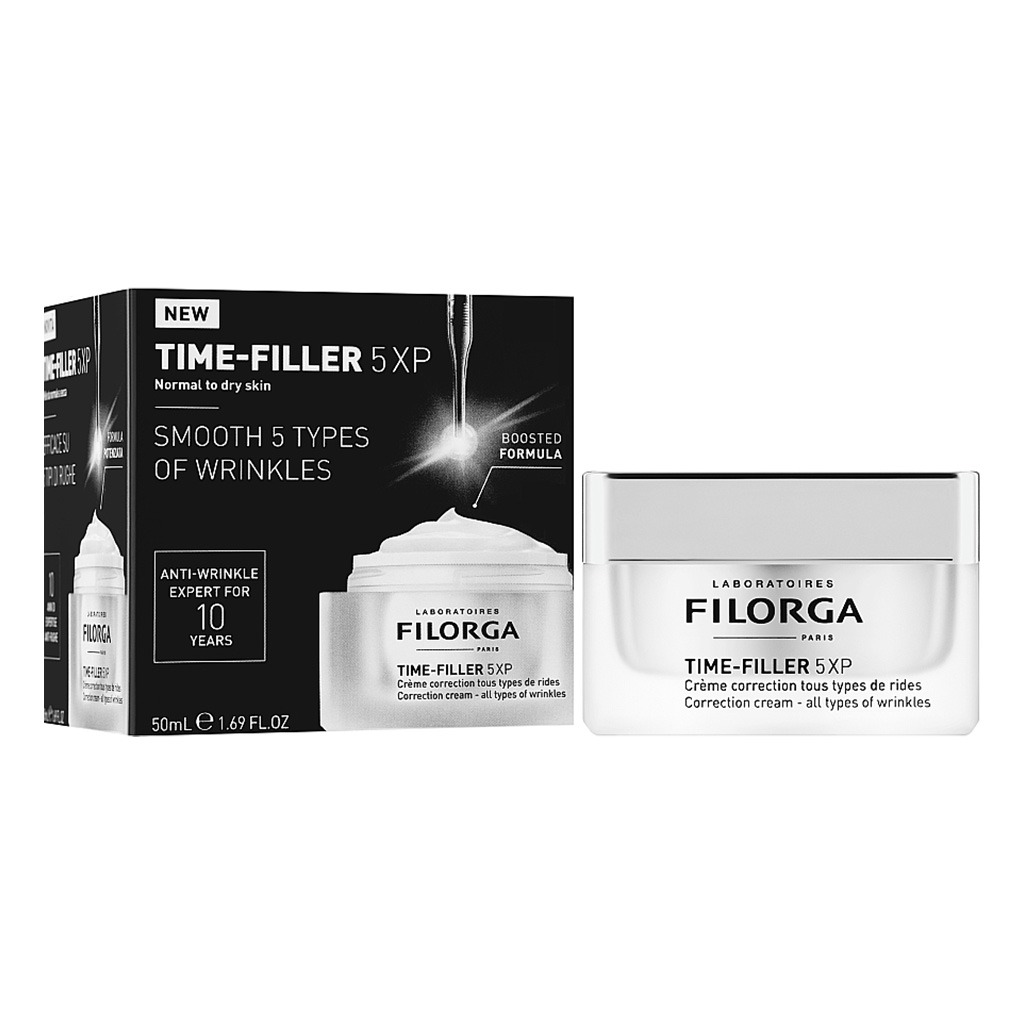 Filorga, Time Filler 5Xp Cream, Anti-wrinkle cream for face and neck, 50 ml