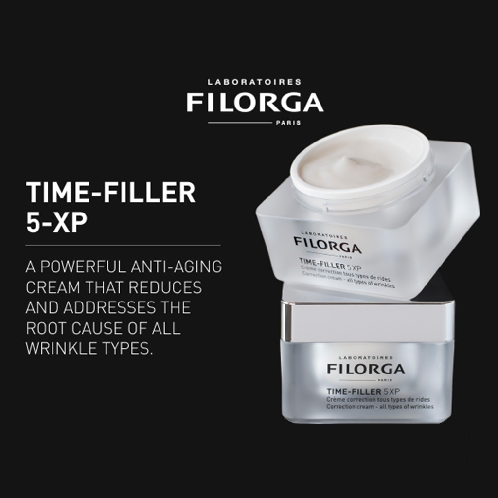 Filorga, Time Filler 5Xp Cream, Anti-wrinkle cream for face and neck, 50 ml