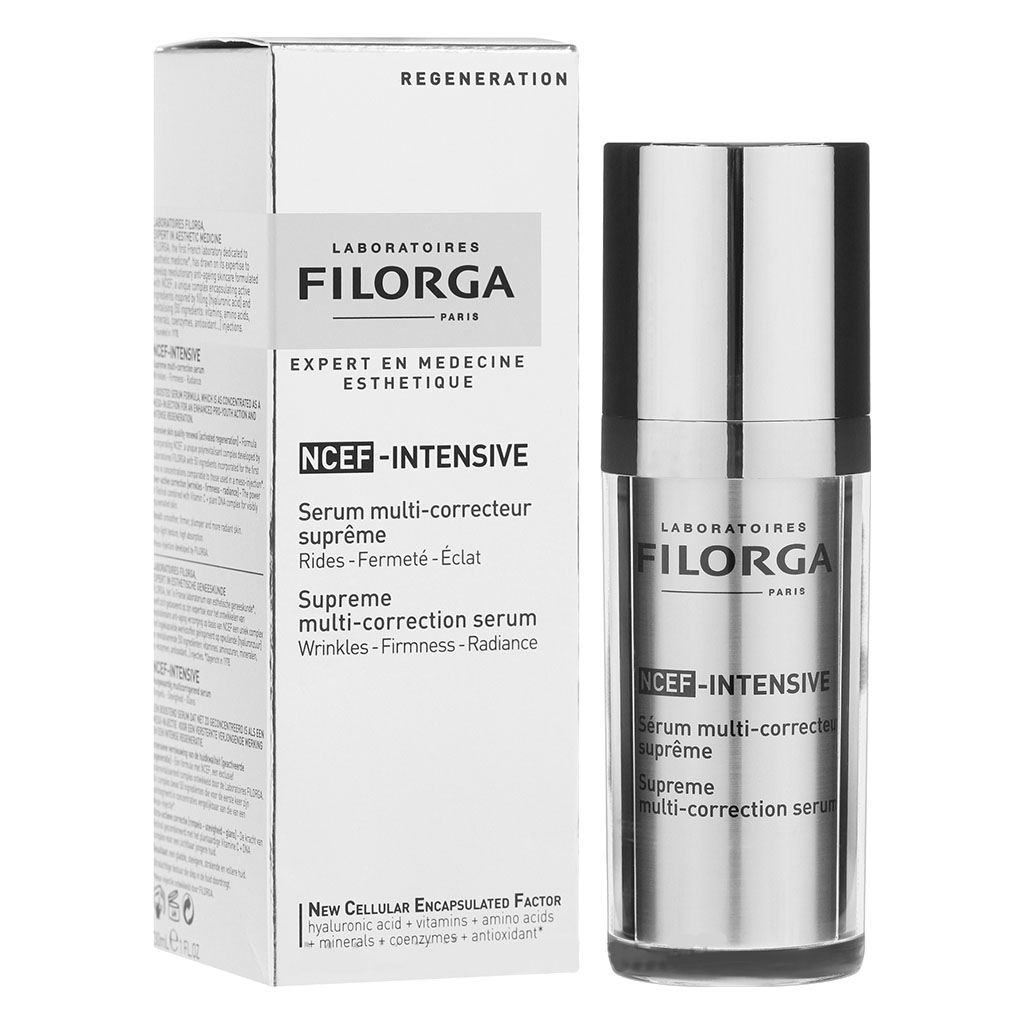 Filorga, NCEF intensive supreme multi correction face serum, Anti-aging serum with multi-repair benefits, 30 ml