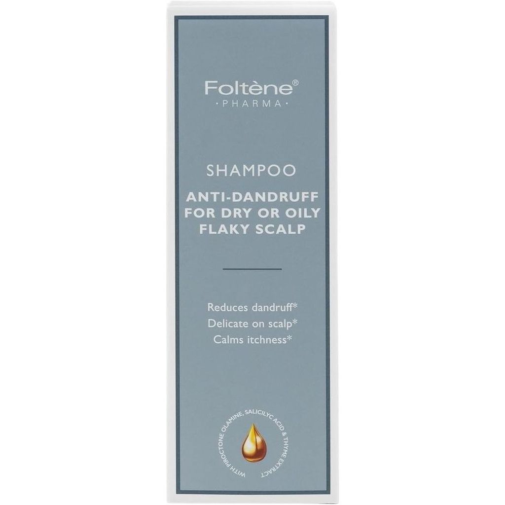 Foltene, Antidandruff Shampoo for Dry or Oily Flaky Scalp, Dandruff treatment shampoo for dry and oily scalp, 200ml