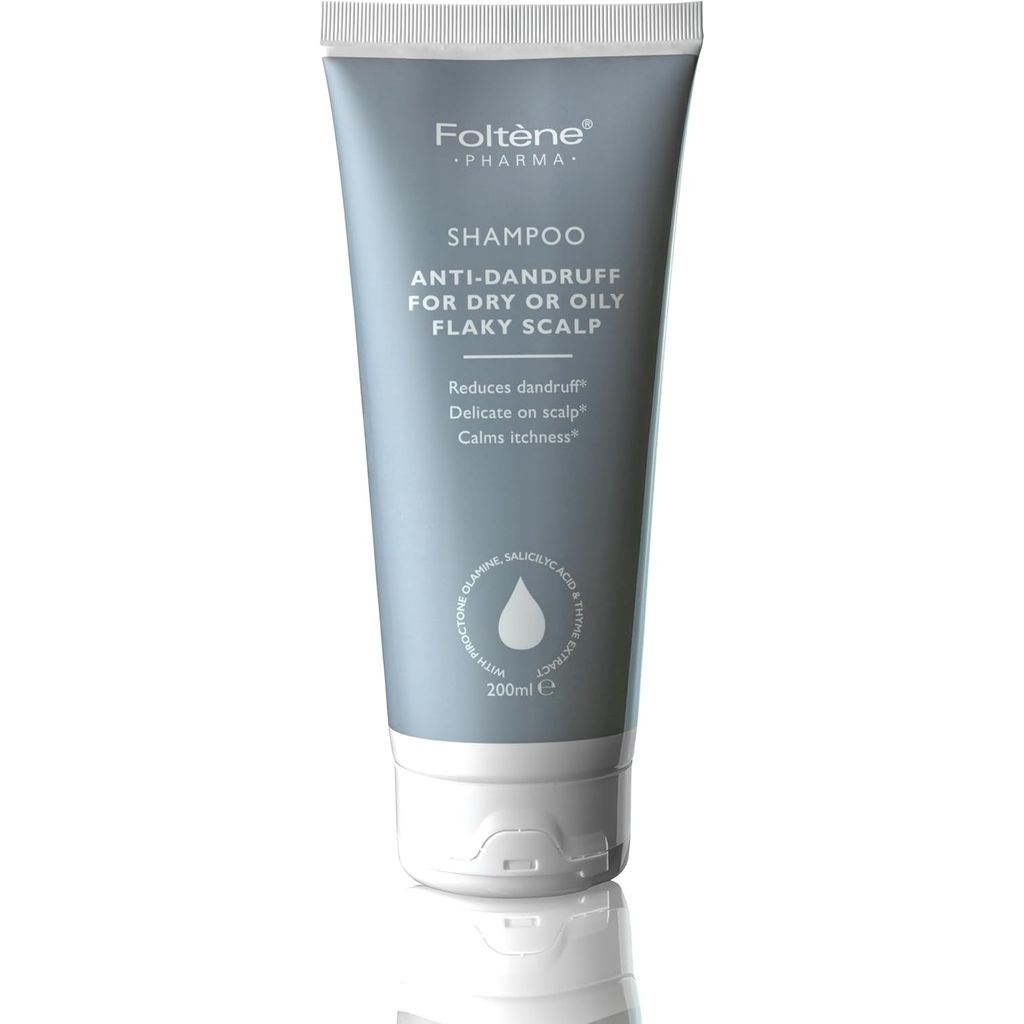 Foltene, Antidandruff Shampoo for Dry or Oily Flaky Scalp, Dandruff treatment shampoo for dry and oily scalp, 200ml