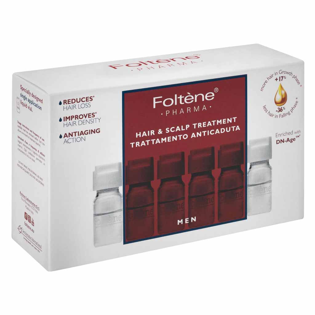 Foltene, Hair Loss Treatment Ampoules, Intensive treatment for hair thinning, 6ml ampoules