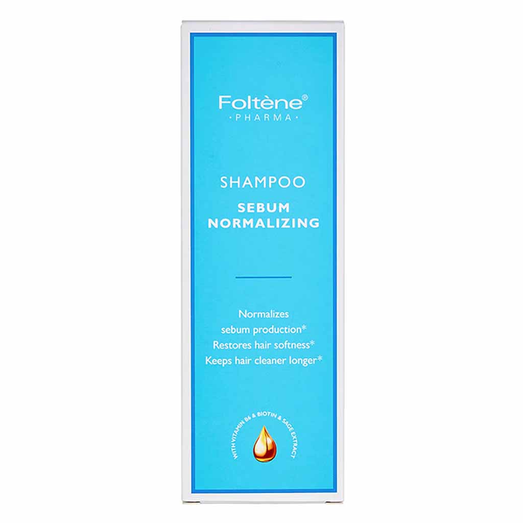 Foltene Pharma, Sebum Normalizing Shampoo, Balancing shampoo for oily scalp control, 200 ml
