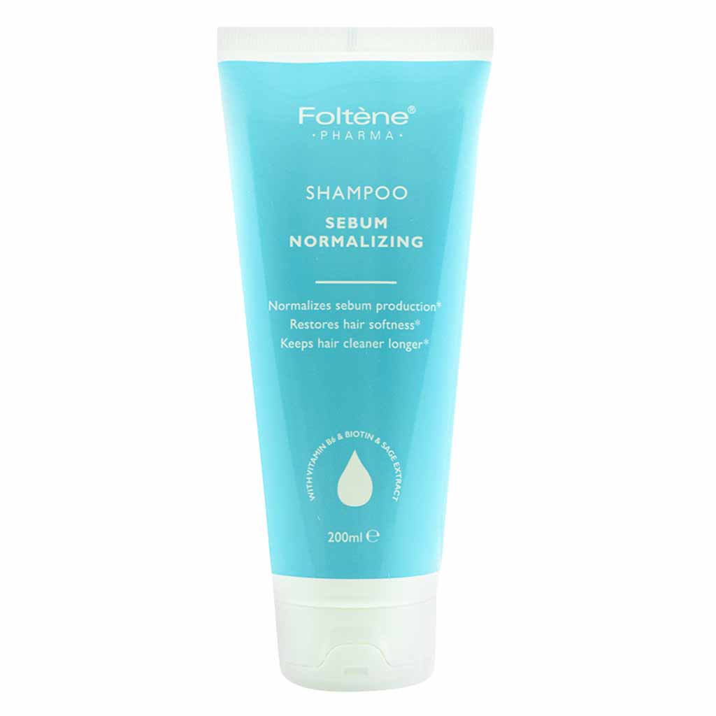 Foltene Pharma, Sebum Normalizing Shampoo, Balancing shampoo for oily scalp control, 200 ml