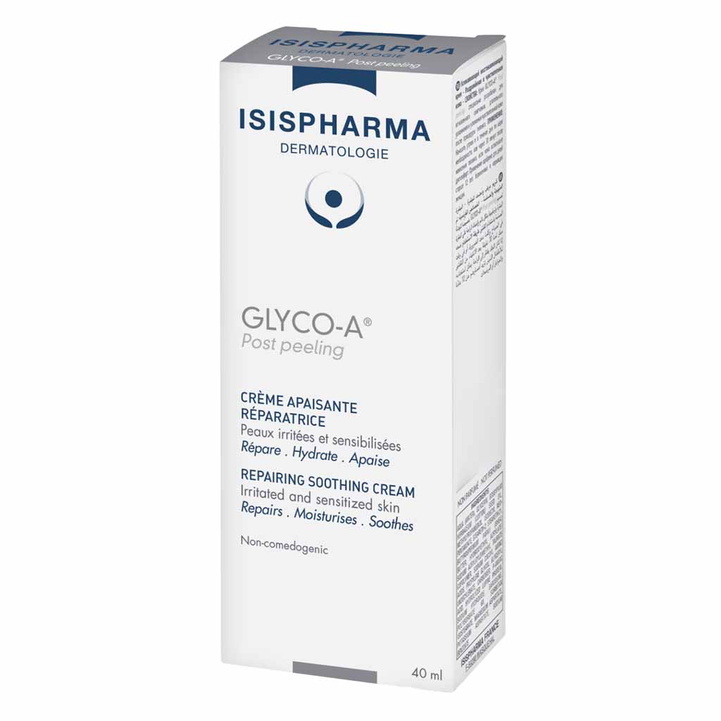 Isispharma, Glyco-A Intense Post Peeling Cream, Soothing cream for post-peeling skin recovery, 40ml