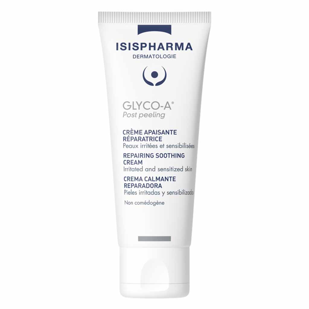 Isispharma, Glyco-A Intense Post Peeling Cream, Soothing cream for post-peeling skin recovery, 40ml