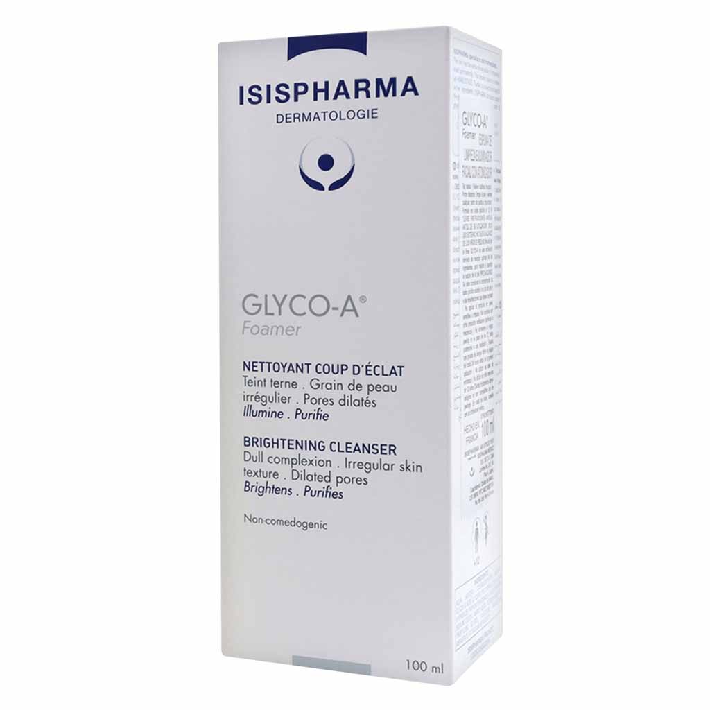 Isispharma, Glyco-A Face Wash Foam, Exfoliating face wash foam with glycolic acid, 100ml