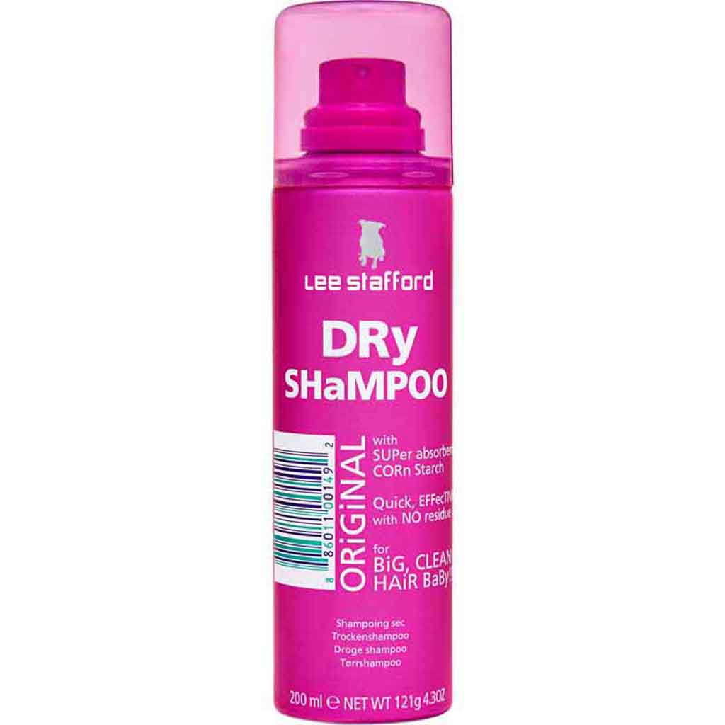 Lee Stafford, Original Dry Shampoo, Refreshes hair and adds volume without washing, 200 ml