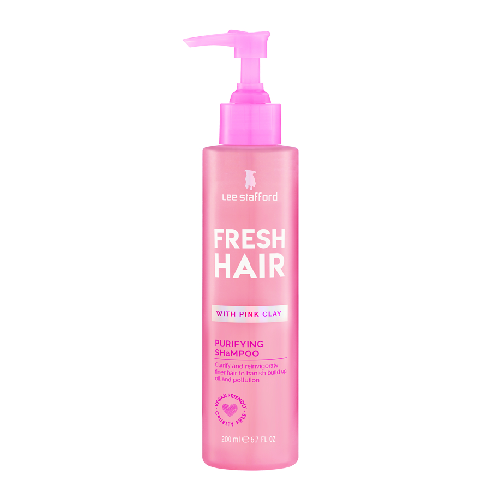 Lee Stafford Fresh Hair Shampoo ( Pink Clay ) 200Ml