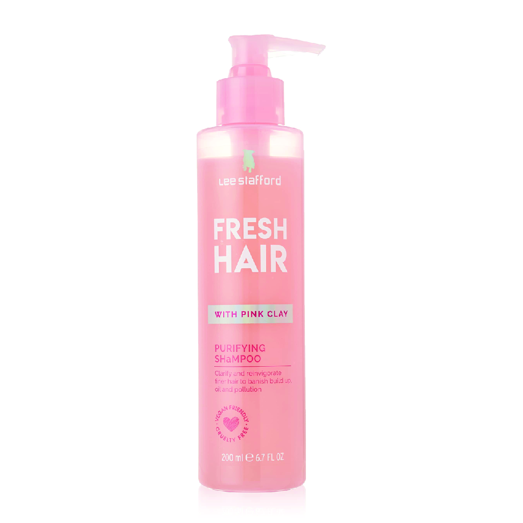 Lee Stafford Fresh Hair Shampoo ( Pink Clay ) 200Ml