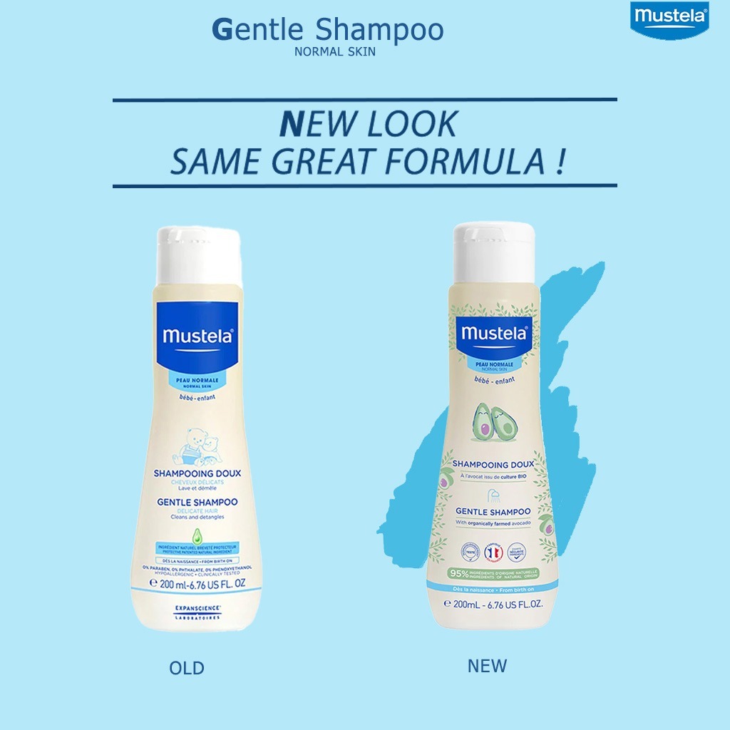 Mustela, Baby Shampoo, Gentle cleansing shampoo for baby’s delicate hair, 200ml