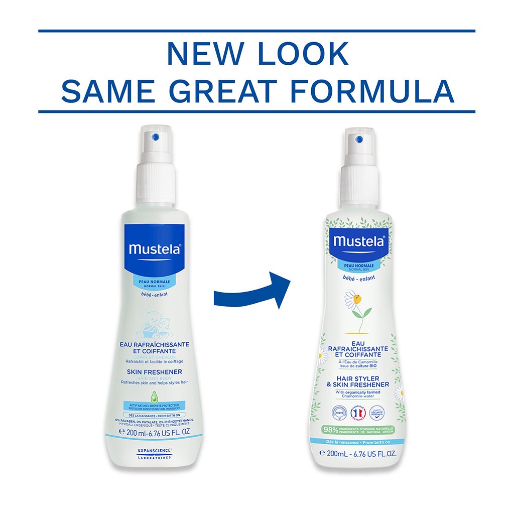 Mustela, Skin freshener, Gentle refreshing toner for sensitive skin, 200 ml