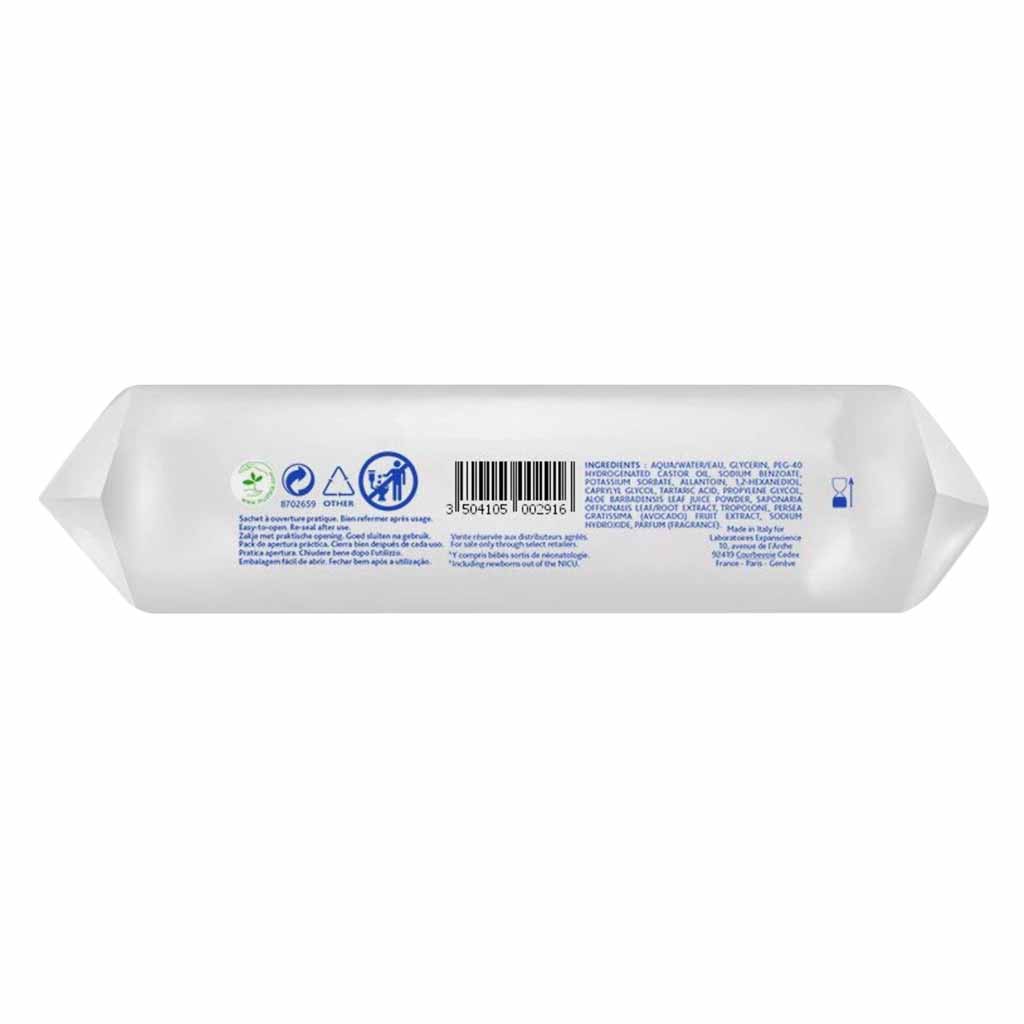 Mustela, Lingettes Nettoyantes Cleansing Wipes, Gentle cleansing wipes for baby skin, 25 pieces