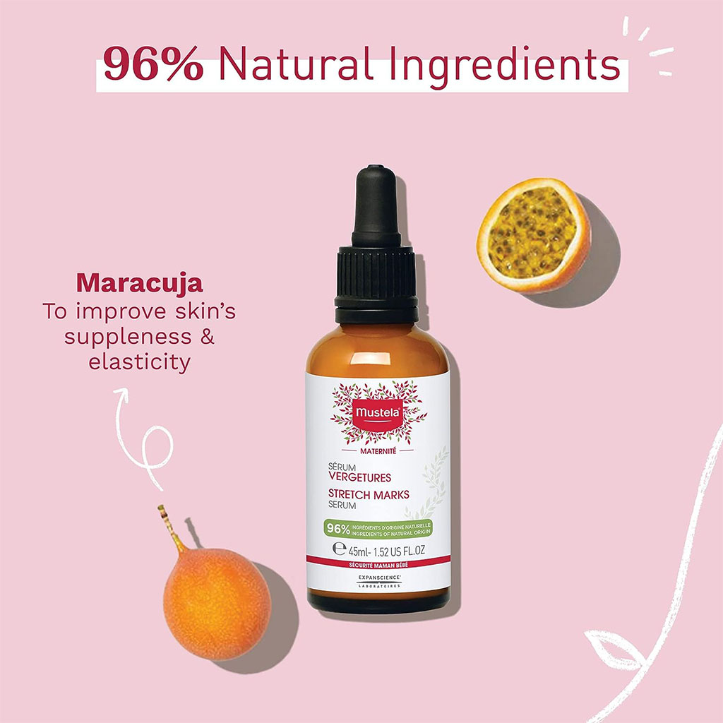 Mustela, Maternity Stretch Marks Serum, Intensive serum to prevent stretch marks, 45ml