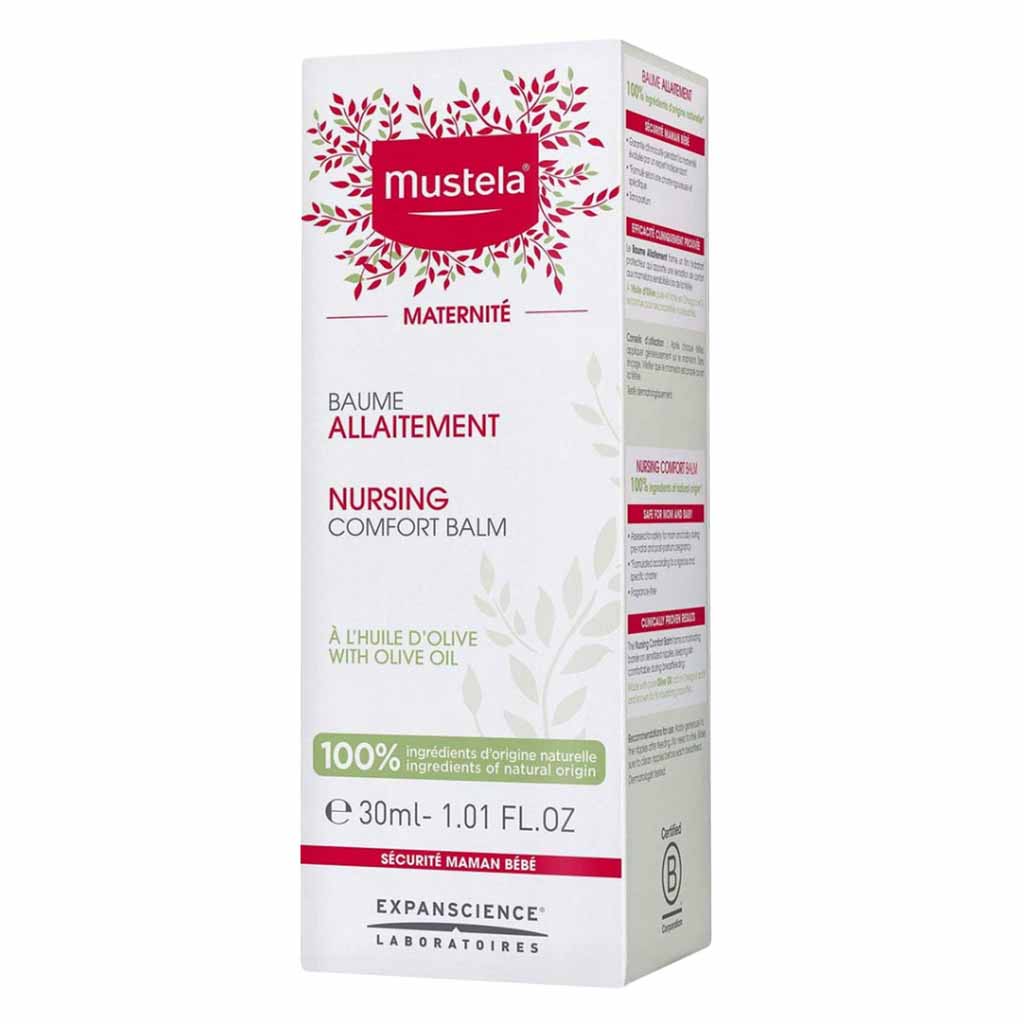 Mustela, Nursing Comfort Balm with Olive Oil, Soothing balm for breastfeeding mothers, 30ml