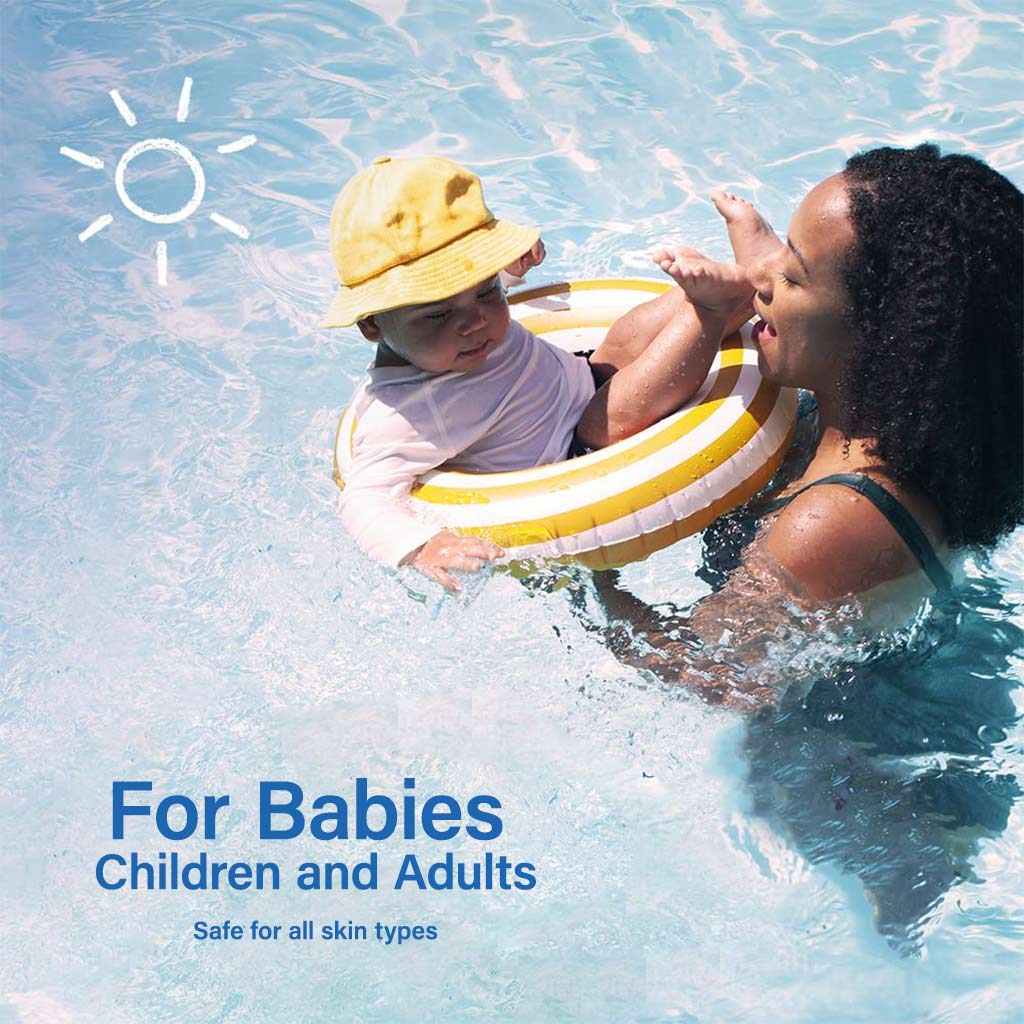 Mustela, Very High Protection SPF 50+ Baby Sunscreen Lotion, Broad spectrum sunscreen for babies, 40ml