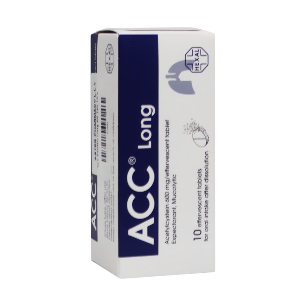 Acc Long 600 mg Effervescent Tablet 10Pcs