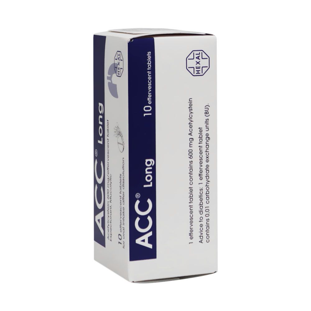 Acc Long 600 mg Effervescent Tablet 10Pcs
