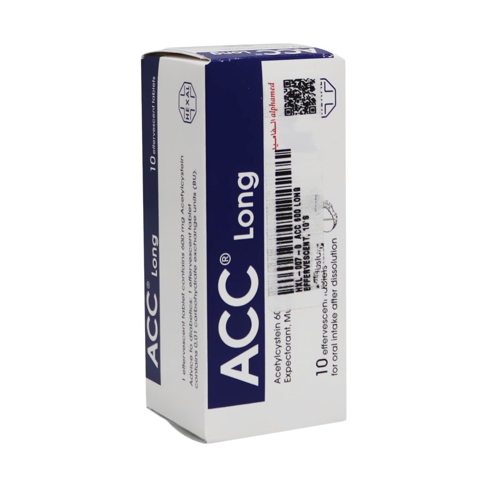 Acc Long 600 mg Effervescent Tablet 10Pcs