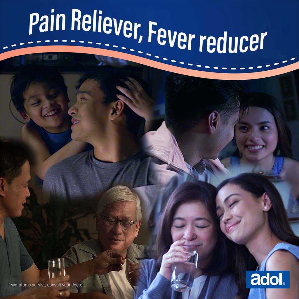 Adol, 500mg caplets, Pain relief and fever reducer caplets, 24 caplets