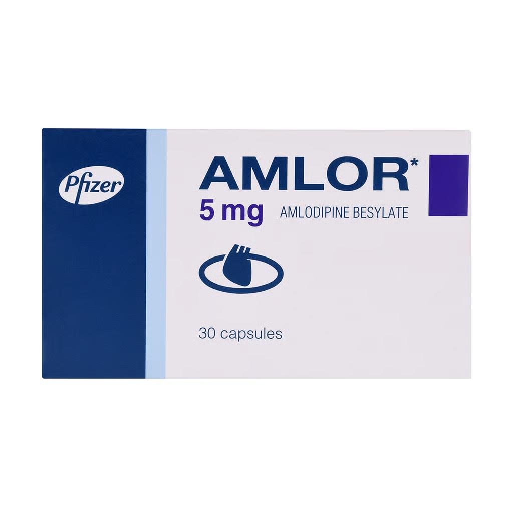Amlor, Capsules 5 mg, Supports cardiovascular health, 30 capsules