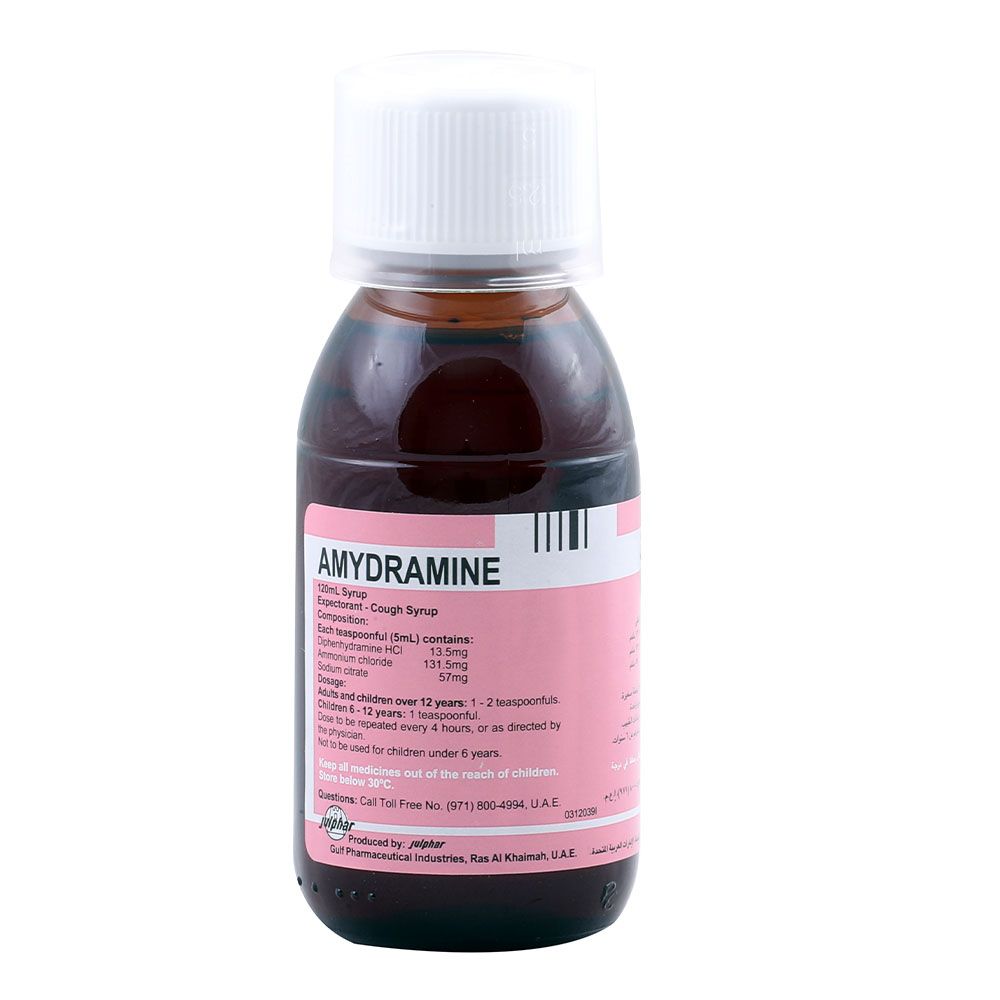 Amydramine Expectorant Cough Syrup 120ml