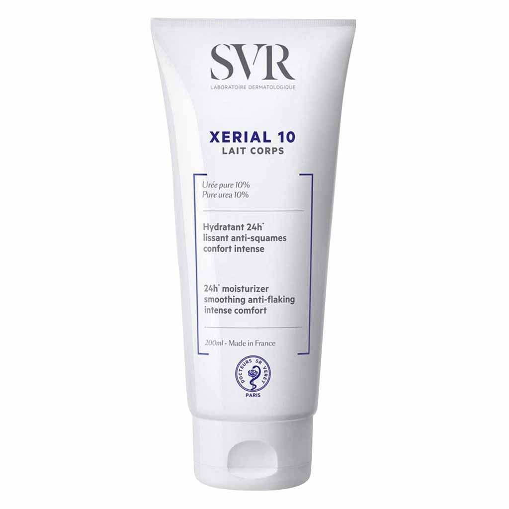 SVR, Xerial 10 Milk Moisturizer Body Milk, Intensive moisturizing body milk for dry skin, 200 ml