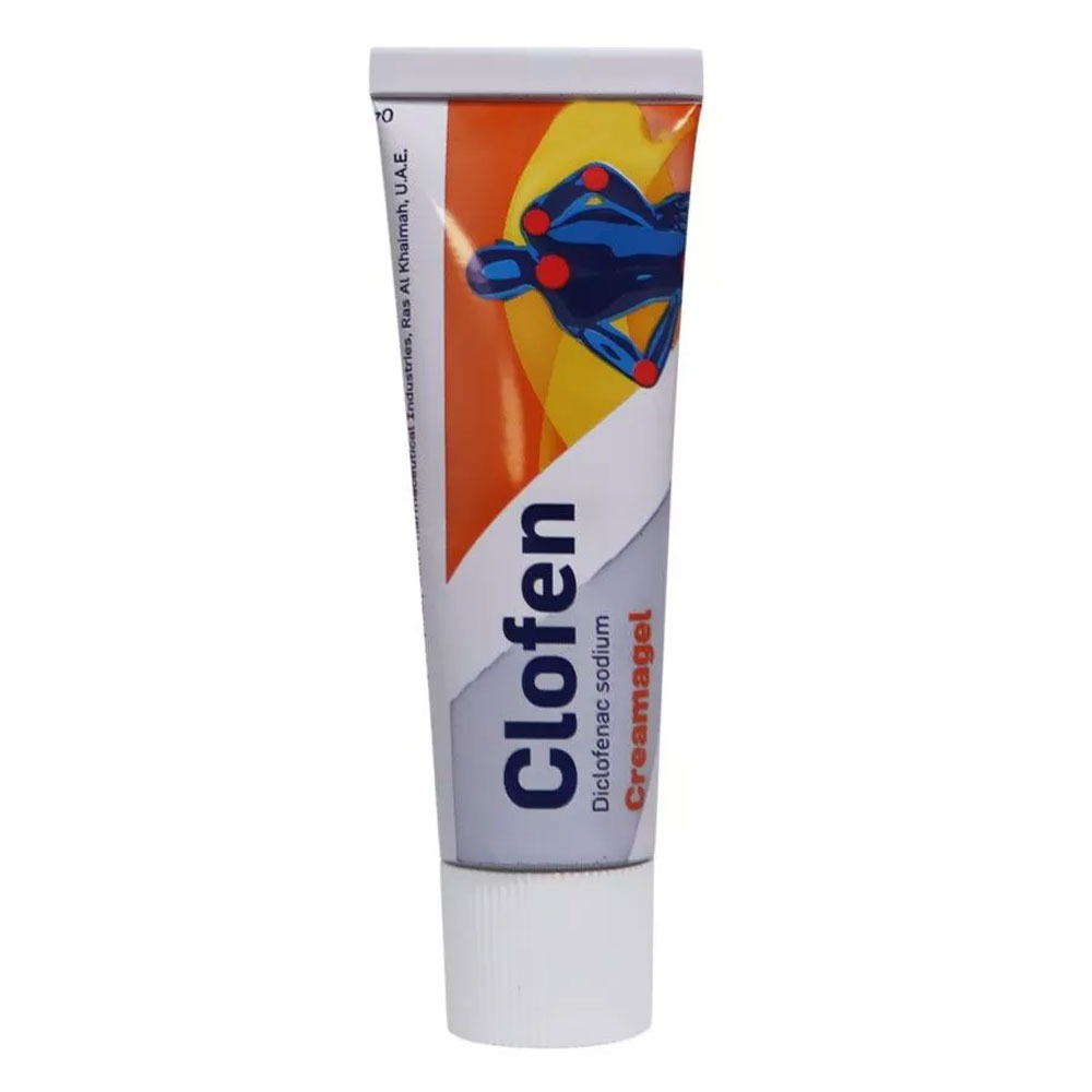 Clofen, 1% Creamagel, Anti-inflammatory gel for pain and swelling relief, 50g