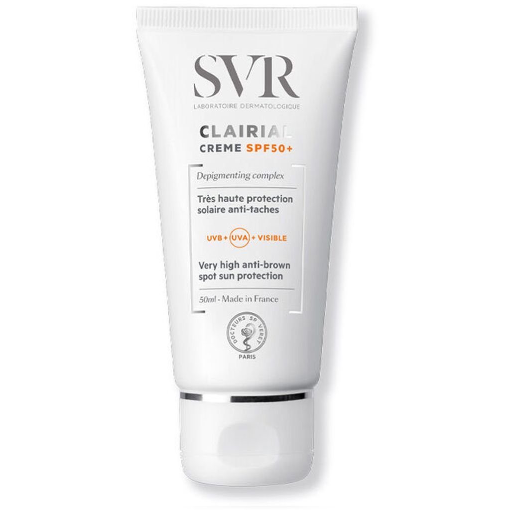 SVR, Clairial Crème SPF 50+, High protection cream for skin brightening and anti-dark spots, 50 ml