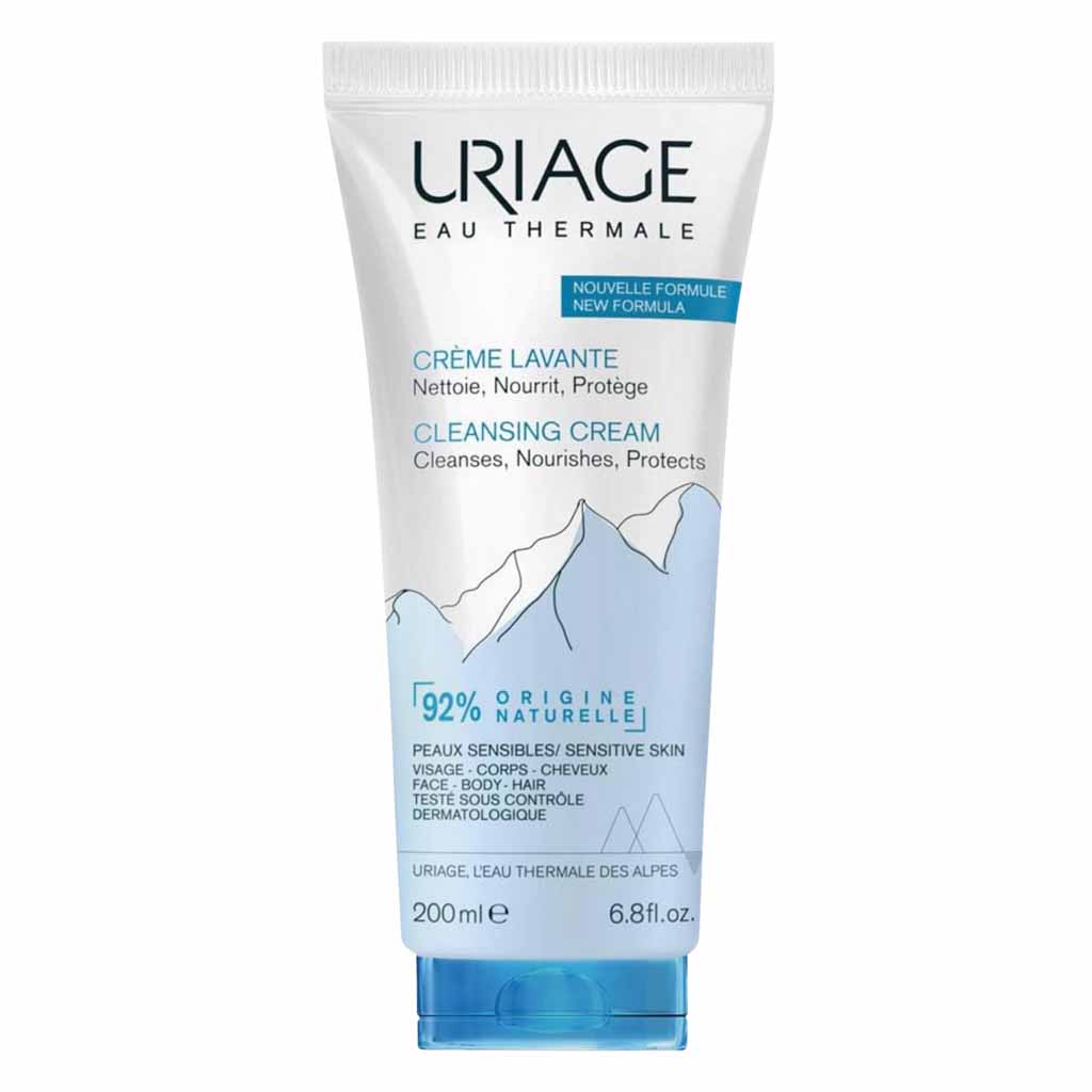Uriage Face And Body Cleansing Cream For Sensitive Skin 200ml