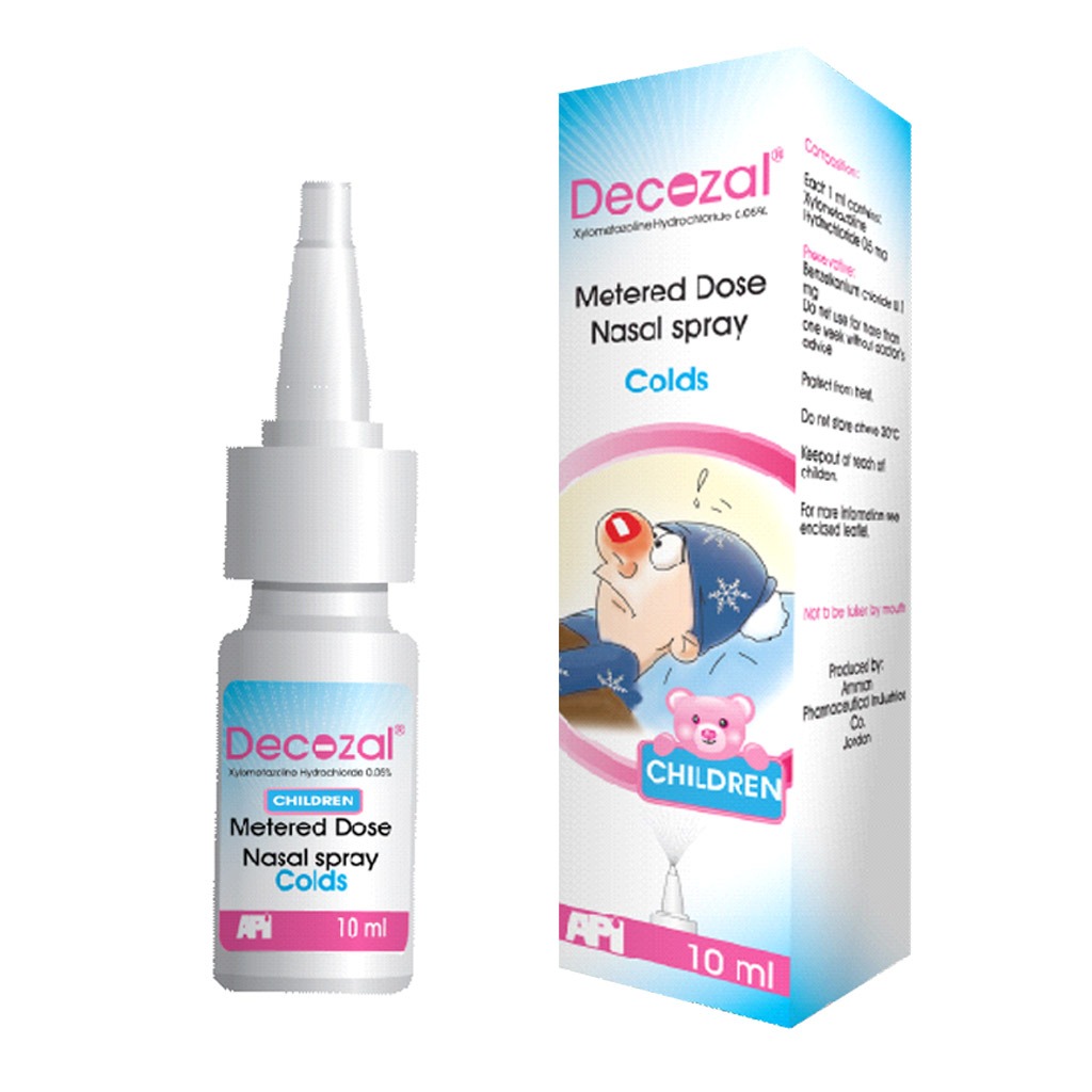 Decozal, 0.05% nasal spray, Nasal spray for congestion relief, 10 ml