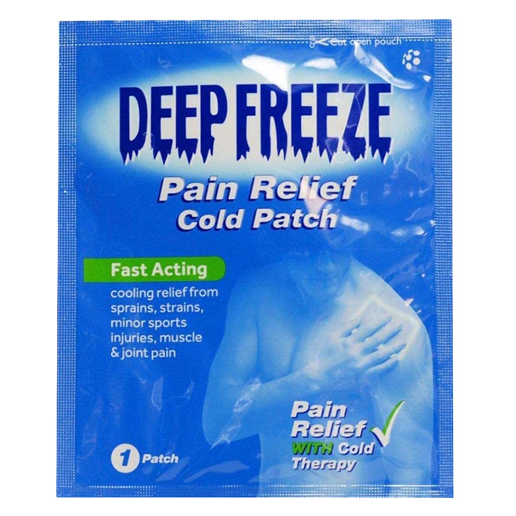 Deep Freeze Pain Relief Cold Patch 4 Pieces