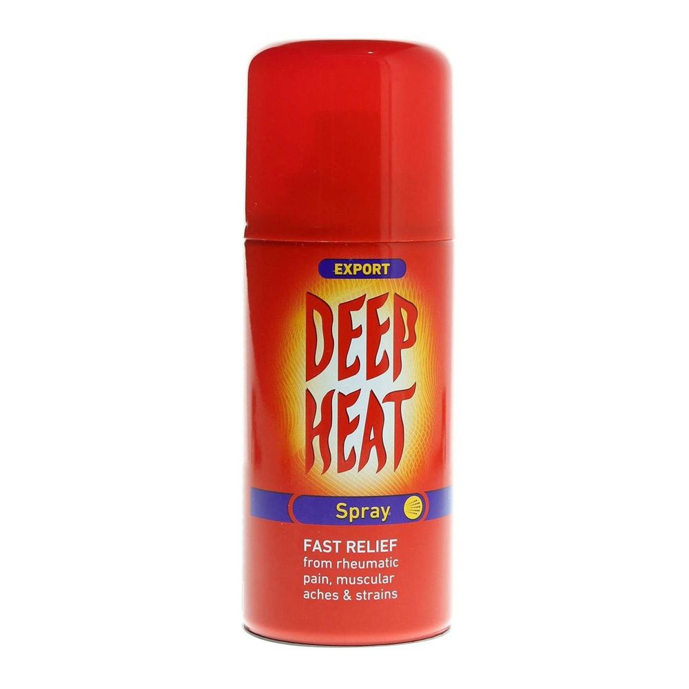 Deep Heat, Spray for pain relief, Fast-acting spray for muscle and joint pain, 150 ml