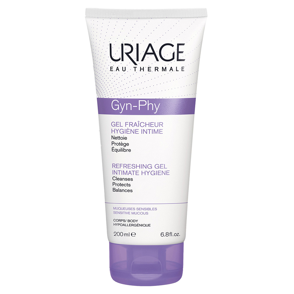 Uriage, Gyn Phy Cleanser for Intimate Areas, Gentle intimate hygiene cleanser, 200 ml
