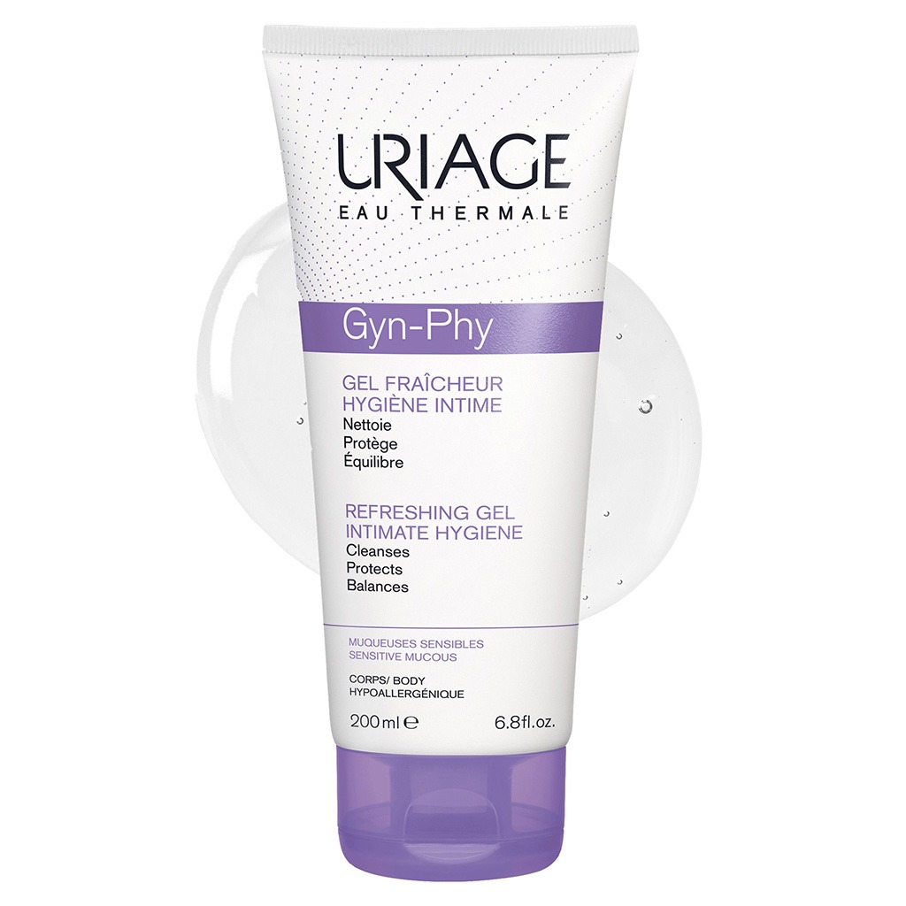 Uriage, Gyn Phy Cleanser for Intimate Areas, Gentle intimate hygiene cleanser, 200 ml