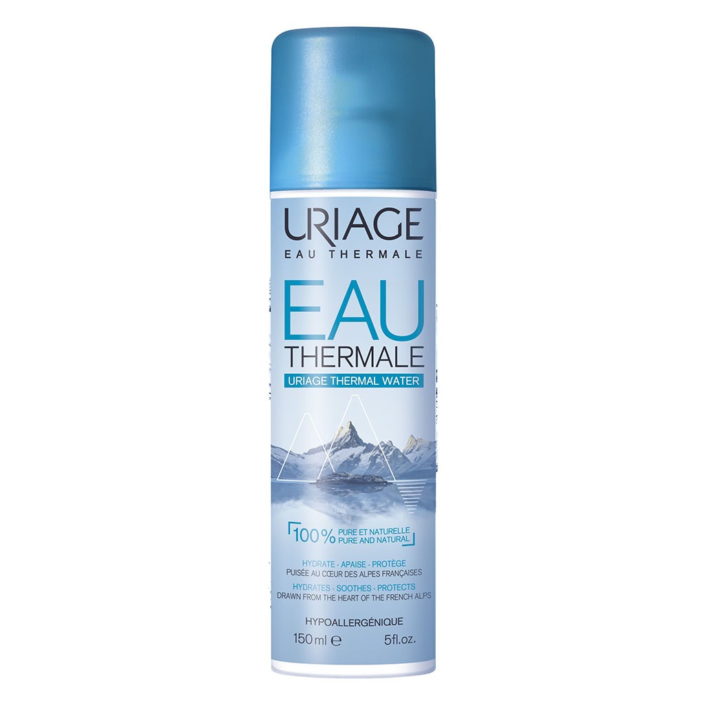 Uriage, Thermal Water Spray, Soothing mineral water spray for skin hydration, 150 ml